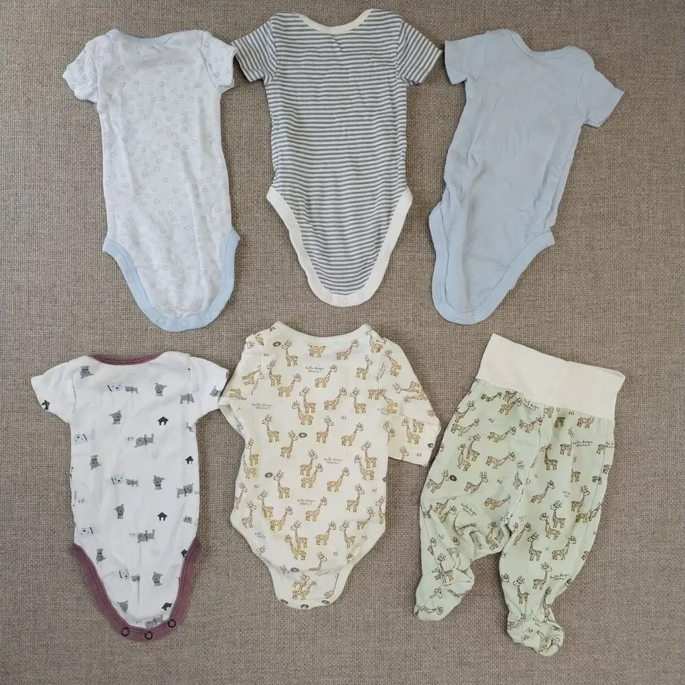 Baby Infant Boy Clothing Bundle Bodysuit Variety Of Colors 11 Pieces Newborn #11
